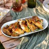 Pulpe de pui dezosate la tavă